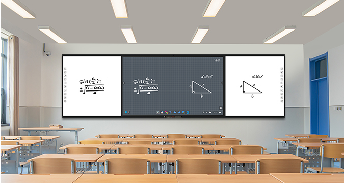第五代板書教學(xué)記憶一體機(jī)-白板款